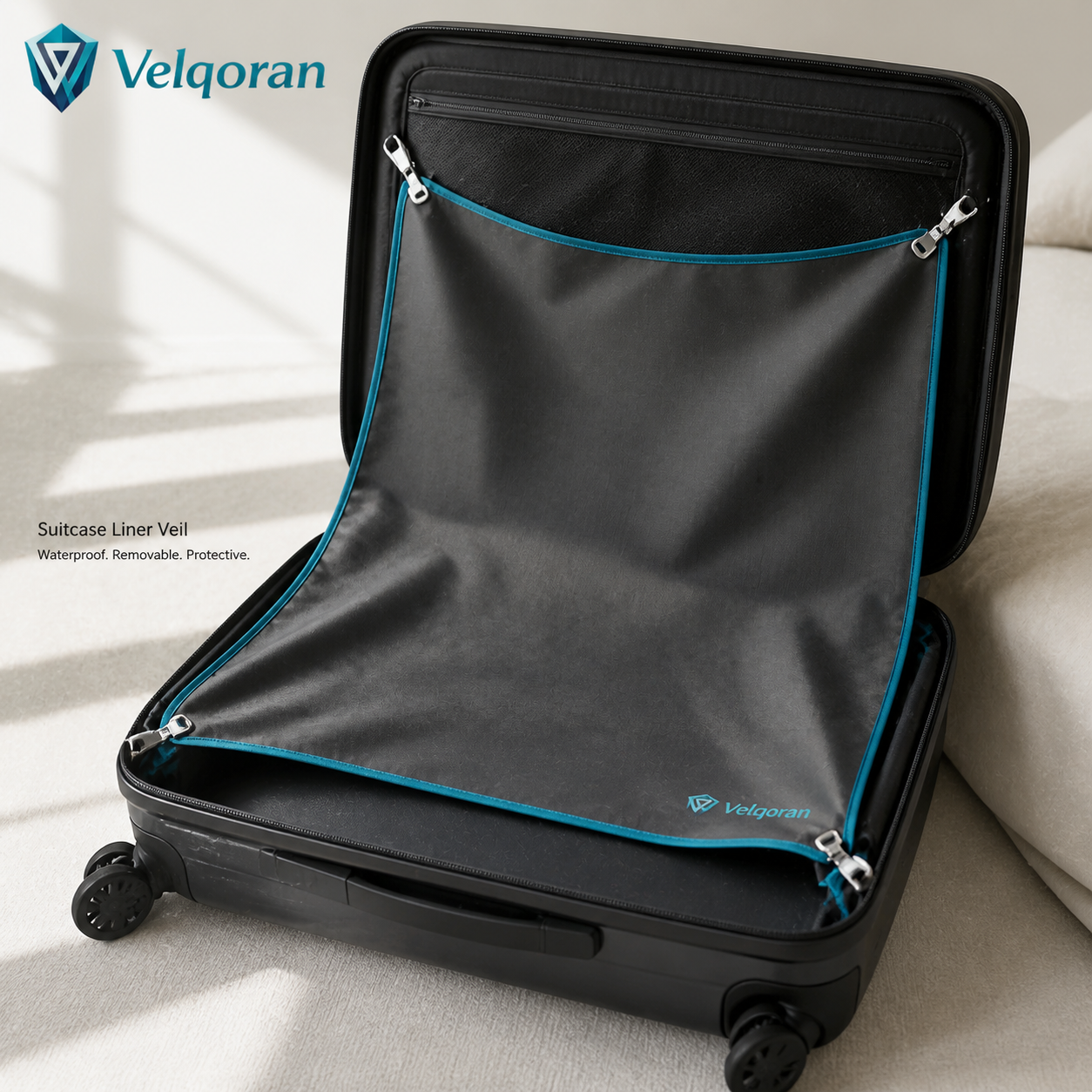 Velqoran™ InnerVeil Suitcase Liner